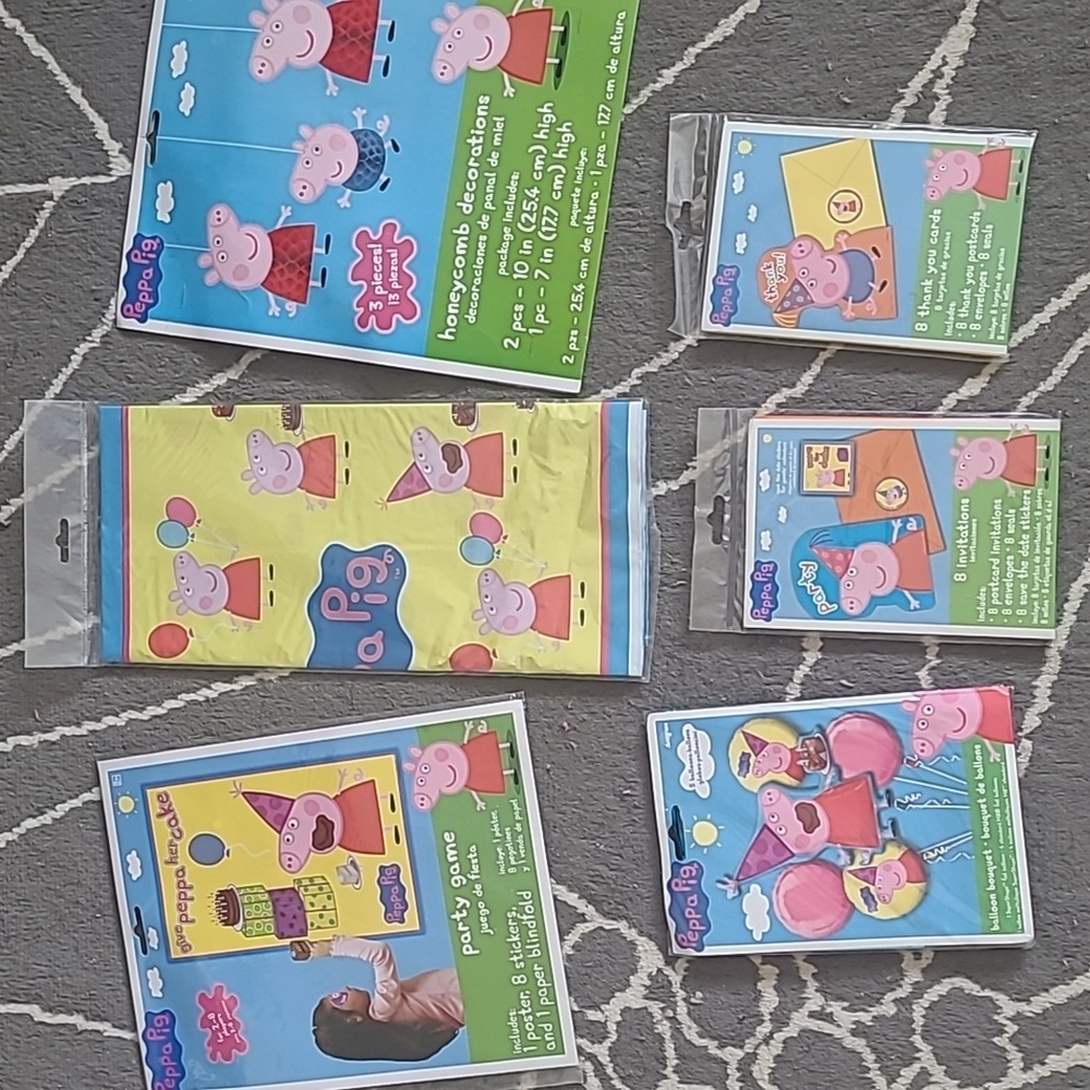 Peppa Pig Birthday Decorations